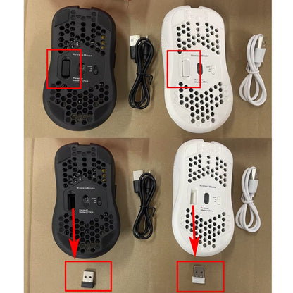 RGB Wireless Gaming Mouse – Rechargeable, Ergonomic & Ultra-Responsive