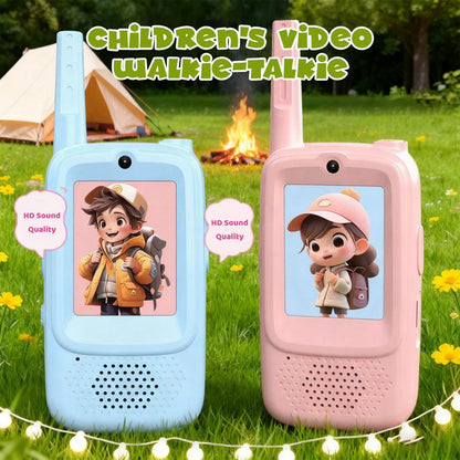 Kids Video Walkie Talkies – Rechargeable Video Intercom Toys (2-Pack)