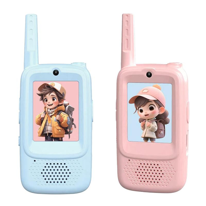 Kids Video Walkie Talkies – Rechargeable Video Intercom Toys (2-Pack)