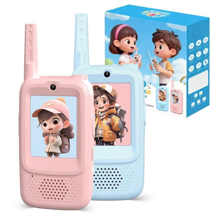 Kids Video Walkie Talkies – Rechargeable Video Intercom Toys (2-Pack)