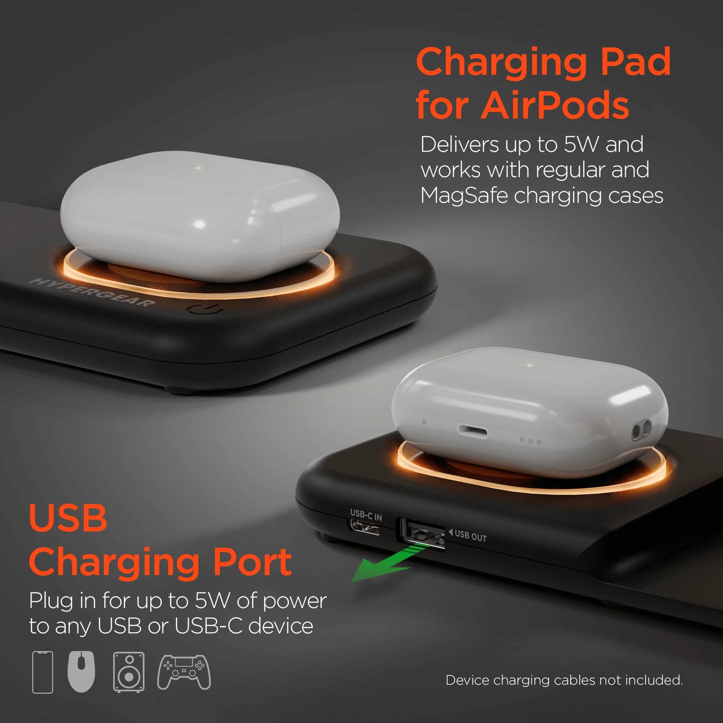 HyperGear 4-in-1 Wireless Charging Stand – Fast, All-in-One Power Hub