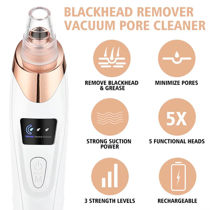 Electric Blackhead Remover Vacuum – Deep Pore Cleanser & Face Care Tool