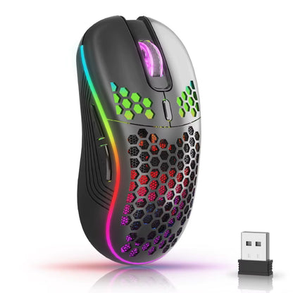 RGB Wireless Gaming Mouse – Rechargeable, Ergonomic & Ultra-Responsive