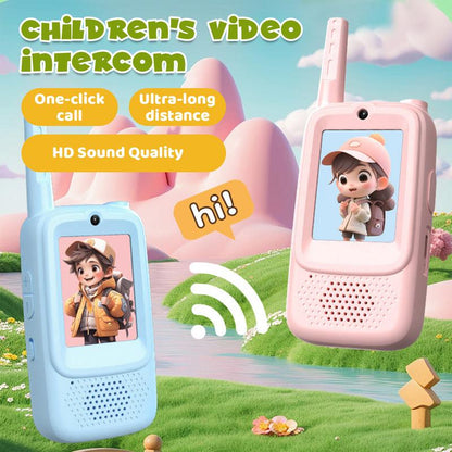 Kids Video Walkie Talkies – Rechargeable Video Intercom Toys (2-Pack)