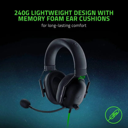 Blackshark V2 X Wired Gaming Headset – 7.1 Surround Sound & Noise-Canceling Mic