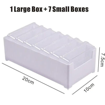 Desktop Cable Organizer Box – Tidy Storage for Chargers & Cables