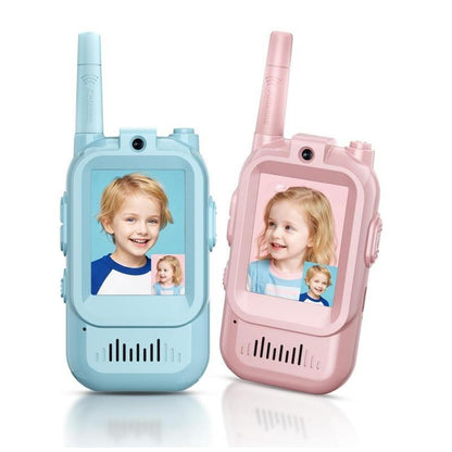 Kids Video Walkie Talkies – Rechargeable Video Intercom Toys (2-Pack)