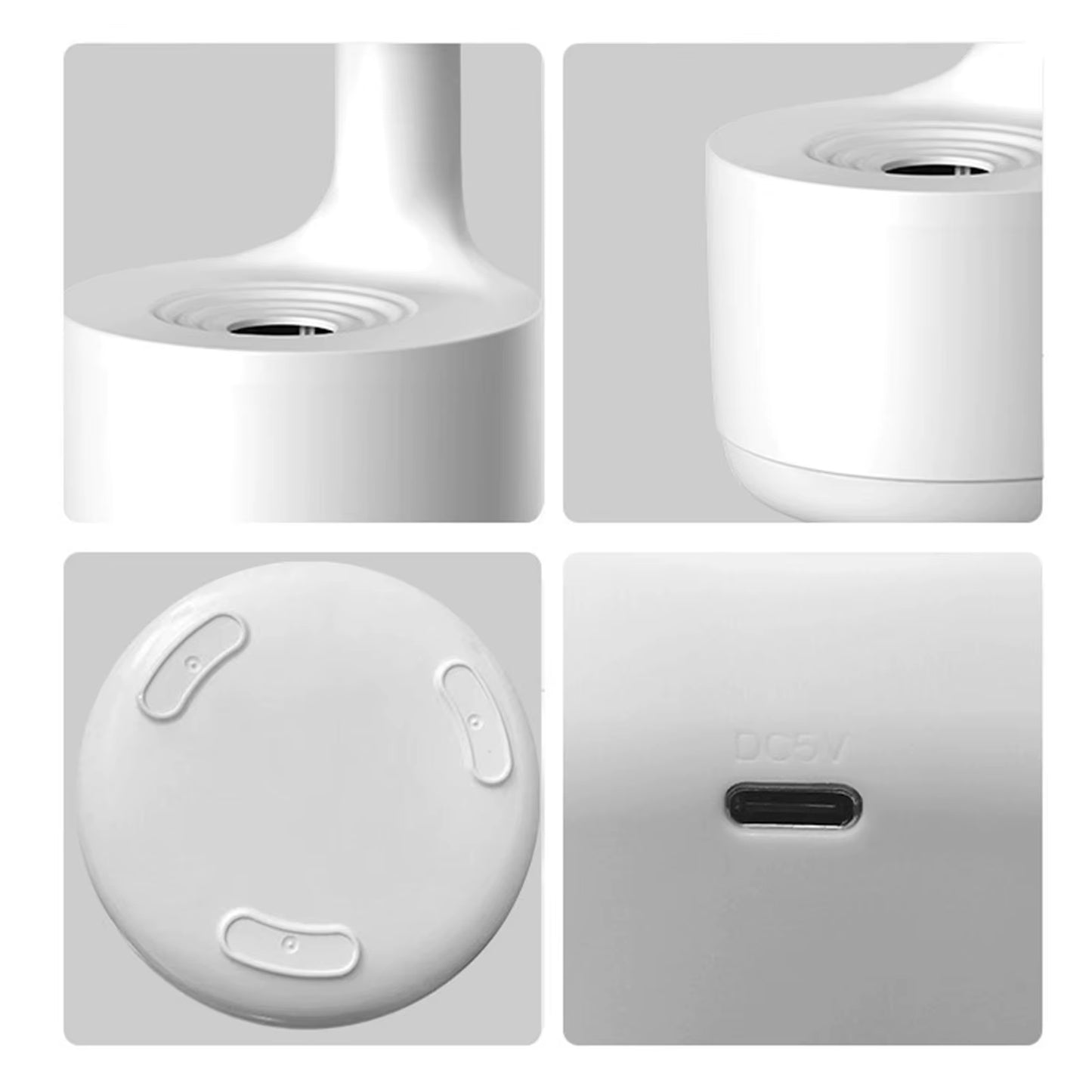 800ML Gravity Water Droplet Air Humidifier – LED Display Cool Mist Diffuser