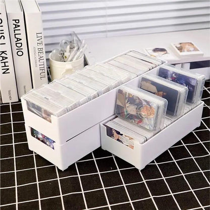 Desktop Cable Organizer Box – Tidy Storage for Chargers & Cables