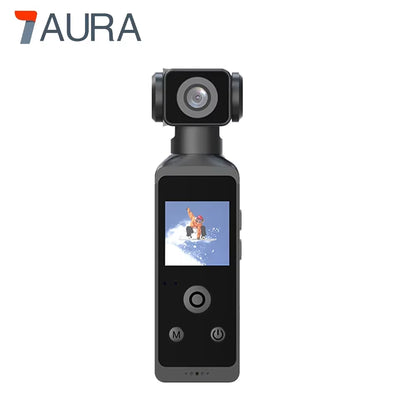 Pocket 5K HD Action Camera with 270° Rotatable Lens, Optical Image Stabilizer, Microsd / TF Card, Waterproof Housing,