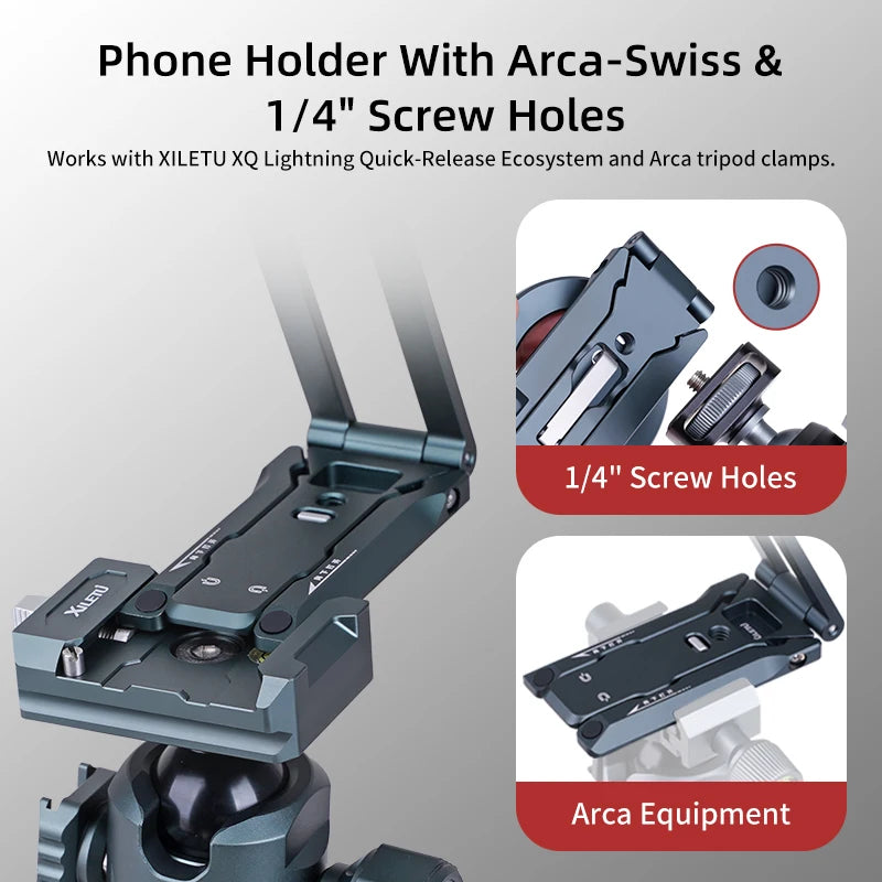 COBONE Magnetic Phone Tripod Holder – Foldable, Adjustable & Travel-Ready