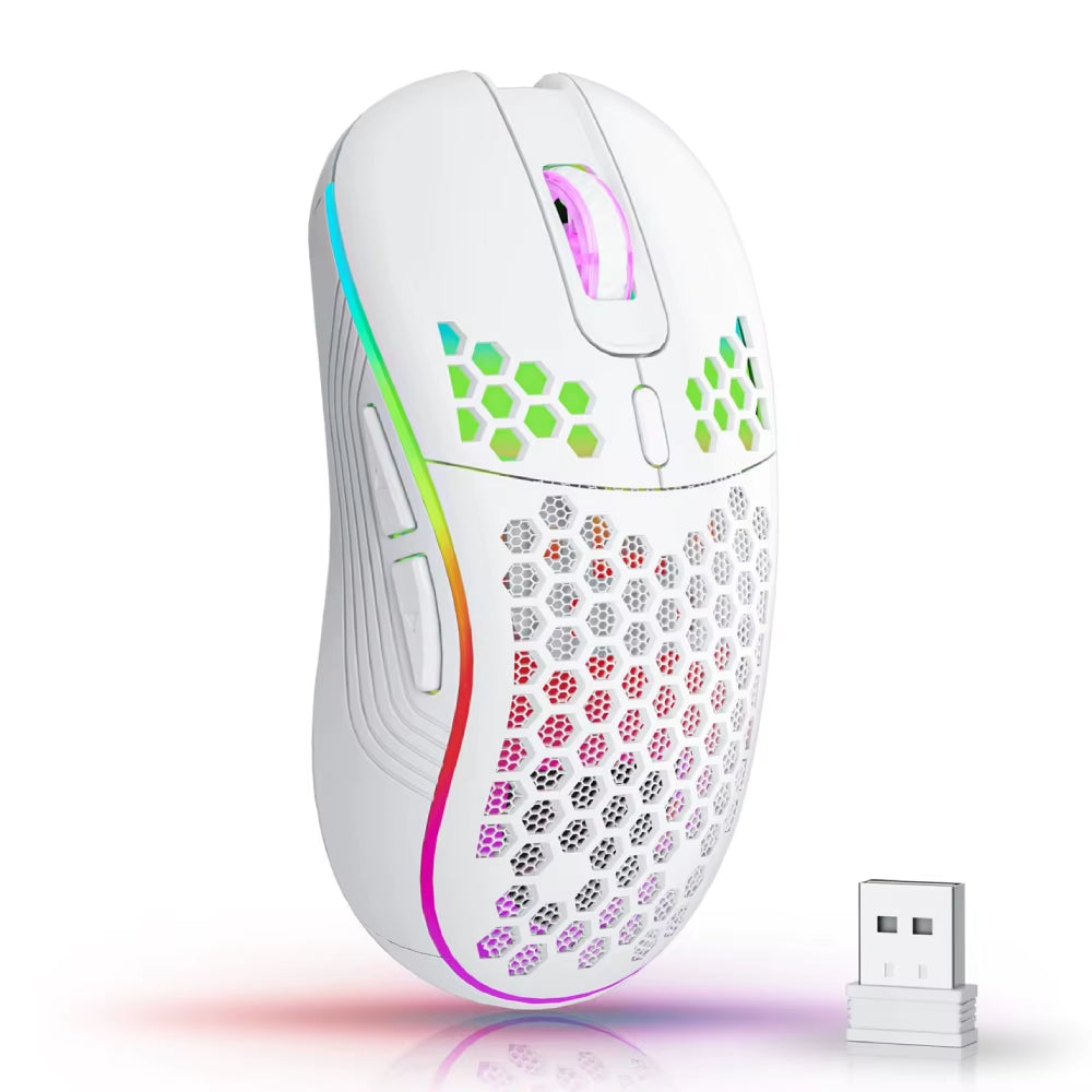 RGB Wireless Gaming Mouse – Rechargeable, Ergonomic & Ultra-Responsive