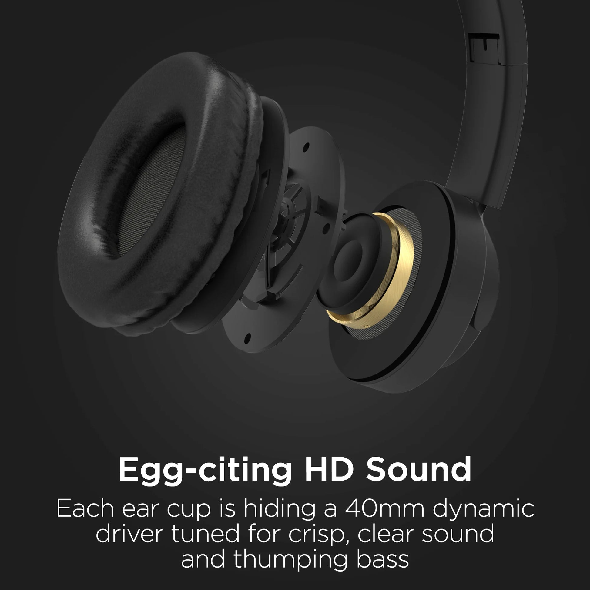 HyperGear Bunny Tracks Wireless Light-Up Headphones – Fun LED Design