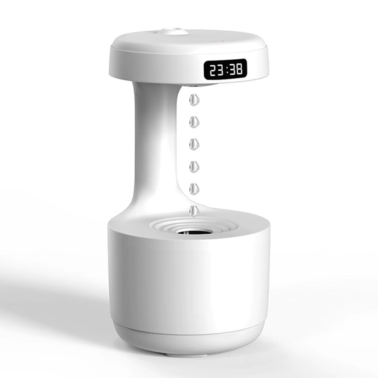 800ML Gravity Water Droplet Air Humidifier – LED Display Cool Mist Diffuser