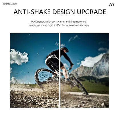 Pocket 5K HD Action Camera with 270° Rotatable Lens, Optical Image Stabilizer, Microsd / TF Card, Waterproof Housing,